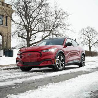 Ford Mustang winter wallpaper