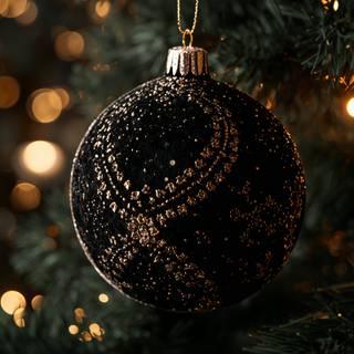 Dark winter Christmas wallpaper