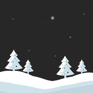 Dark winter Christmas wallpaper