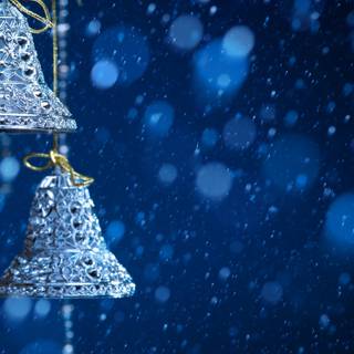 Dark winter Christmas wallpaper