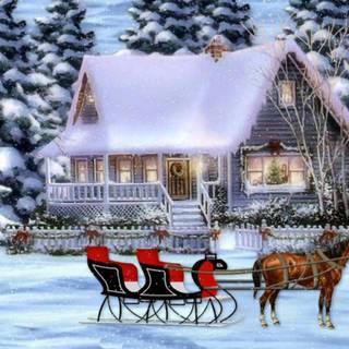 Winter holidays desktop wallpaper