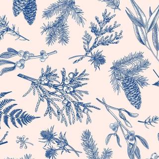 Winter pattern iPhone wallpaper