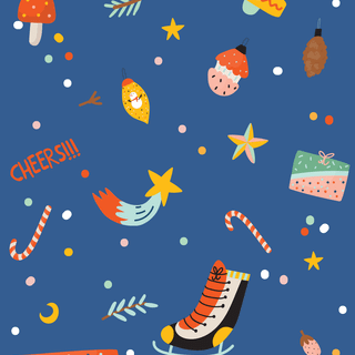 Winter pattern iPhone wallpaper