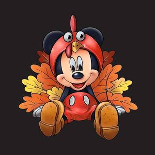 Disney autumn aesthetic laptop wallpaper