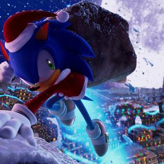 Sonic Merry Christmas wallpaper