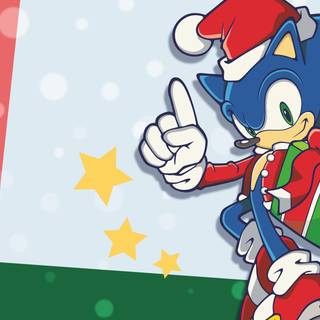 Sonic Merry Christmas wallpaper