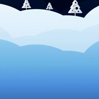 Winter pattern iPhone wallpaper