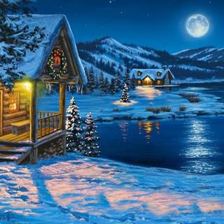 Winter holidays desktop wallpaper