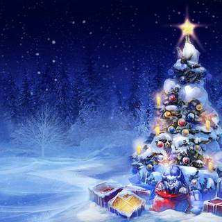 Winter holidays desktop wallpaper