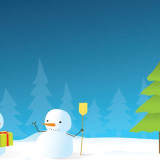 Winter holidays desktop wallpaper