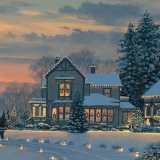 Winter holidays desktop wallpaper