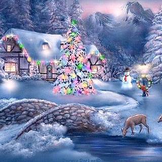 Winter holidays desktop wallpaper