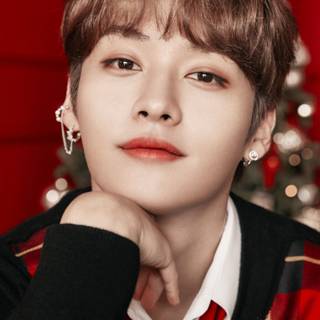 Stray Kids Christmas phone wallpaper