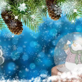 Winter holidays desktop wallpaper