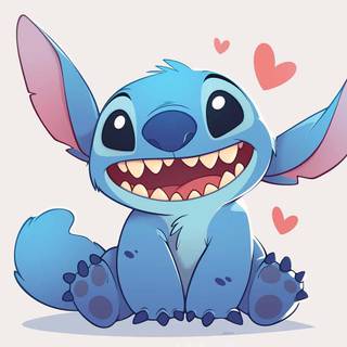 Stitch aesthetic computer wallpaper