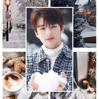 Stray Kids Christmas phone wallpaper