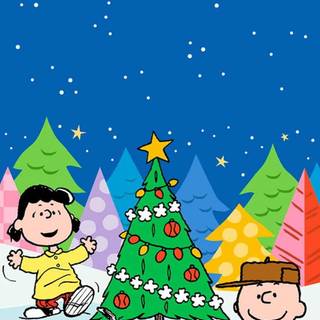 Snoopy Christmas phone wallpaper
