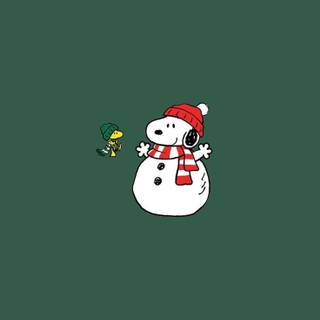 Snoopy Christmas iPad wallpaper