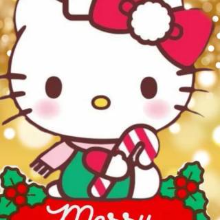 Sanrio Christmas phone wallpaper