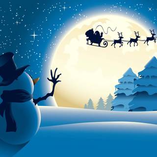 Winter Christmas season wallpaper