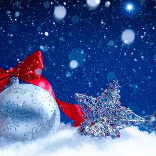 Winter Christmas season wallpaper