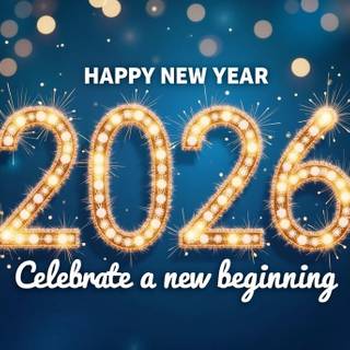 Happy New Year 2026 desktop wallpaper