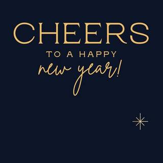 New Year minimalistic wallpaper