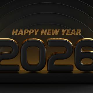 New Year 2026 iPad wallpaper
