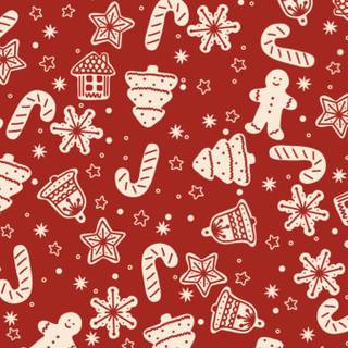 Red Christmas iPhone wallpaper