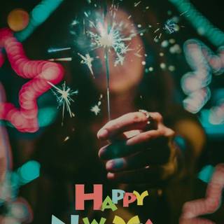 New Year 2026 iPad wallpaper