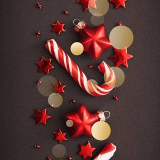 Red Christmas iPhone wallpaper