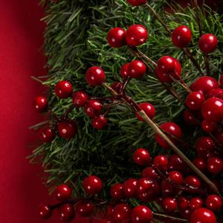 Red Christmas iPhone wallpaper