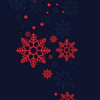 Red blue Christmas wallpaper