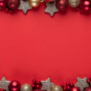 Red Christmas 4k wallpaper