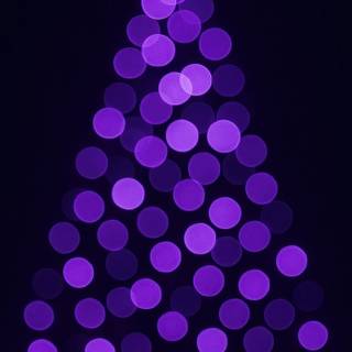Purple aesthetic Christmas wallpaper