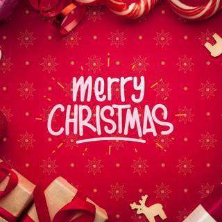 Red Christmas 4k wallpaper