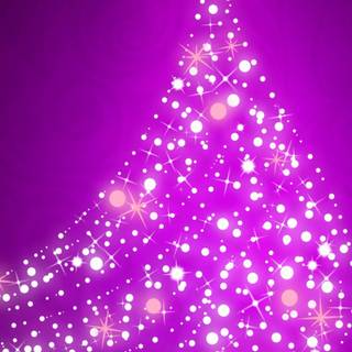 Purple Christmas iPhone wallpaper