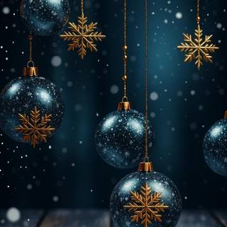 Red blue Christmas wallpaper