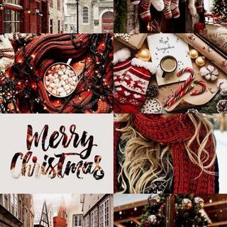 Red Christmas iPhone wallpaper