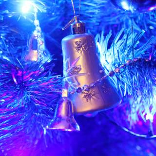 Purple aesthetic Christmas wallpaper