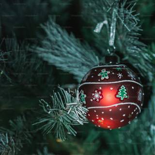 Red Christmas 4k wallpaper