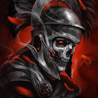 Skeleton warrior wallpaper