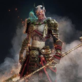 Skeleton warrior wallpaper