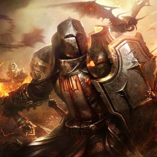 Skeleton warrior wallpaper