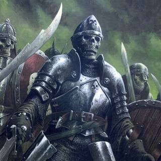 Skeleton warrior wallpaper