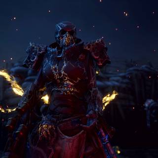 Skeleton warrior wallpaper