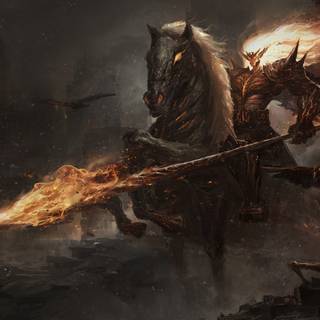 Skeleton warrior wallpaper