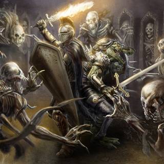 Skeleton warrior wallpaper