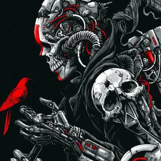 Skeleton warrior wallpaper