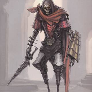 Skeleton warrior wallpaper
